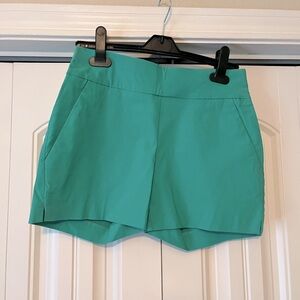 Pull On 4” Teal color Stretch Shorts.